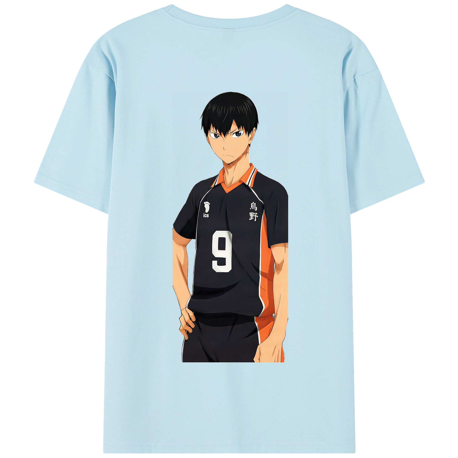 （画像用） ハイキュー!! Haikyu!! 綿100％半袖Tシャツ（背面プリント）